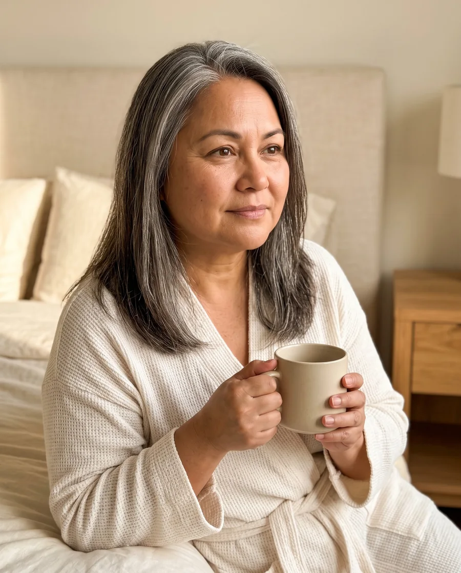 Sandra, 49, Portland — StrandVeil customer portrait