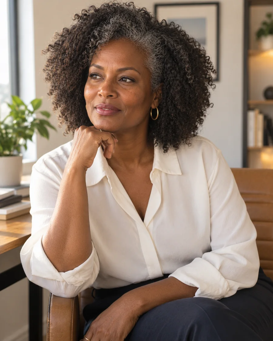 Rachel, 51, Chicago — StrandVeil customer portrait