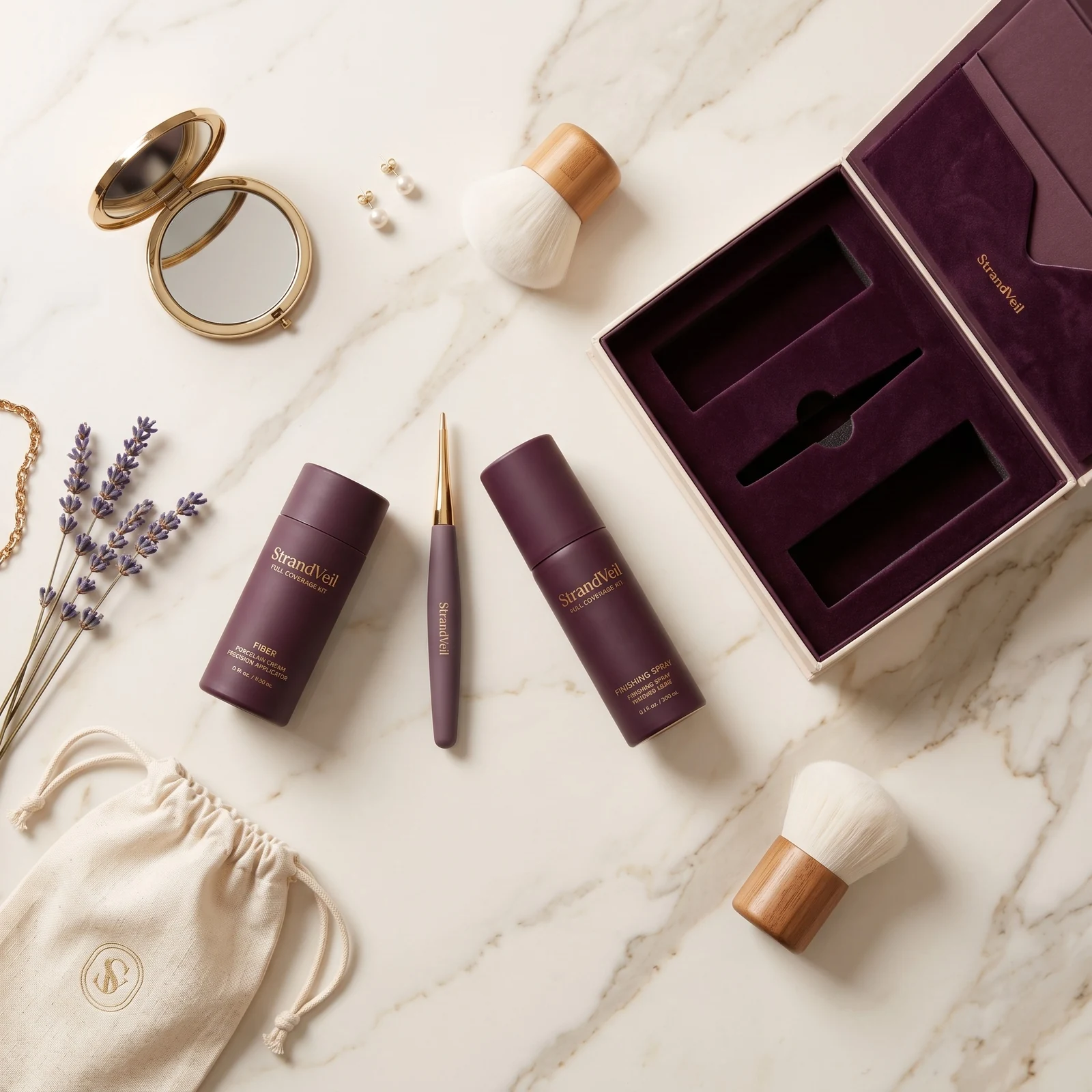 StrandVeil Full Coverage Kit — product beauty shot